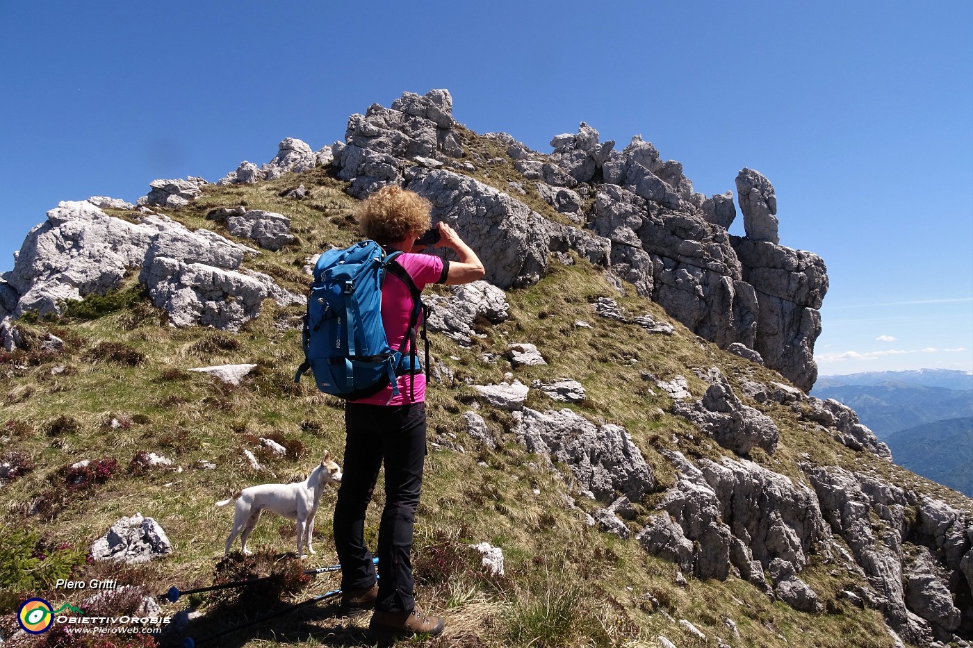 48 Rocce, roccioni sparsi sui grandi spuntoni in cresta d'Alben .JPG